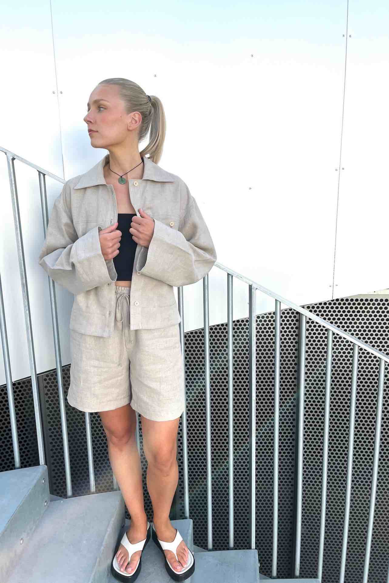 TOPSTITCH VEST x BOX SLEEVES x BREEZY SHORTS (PDF)