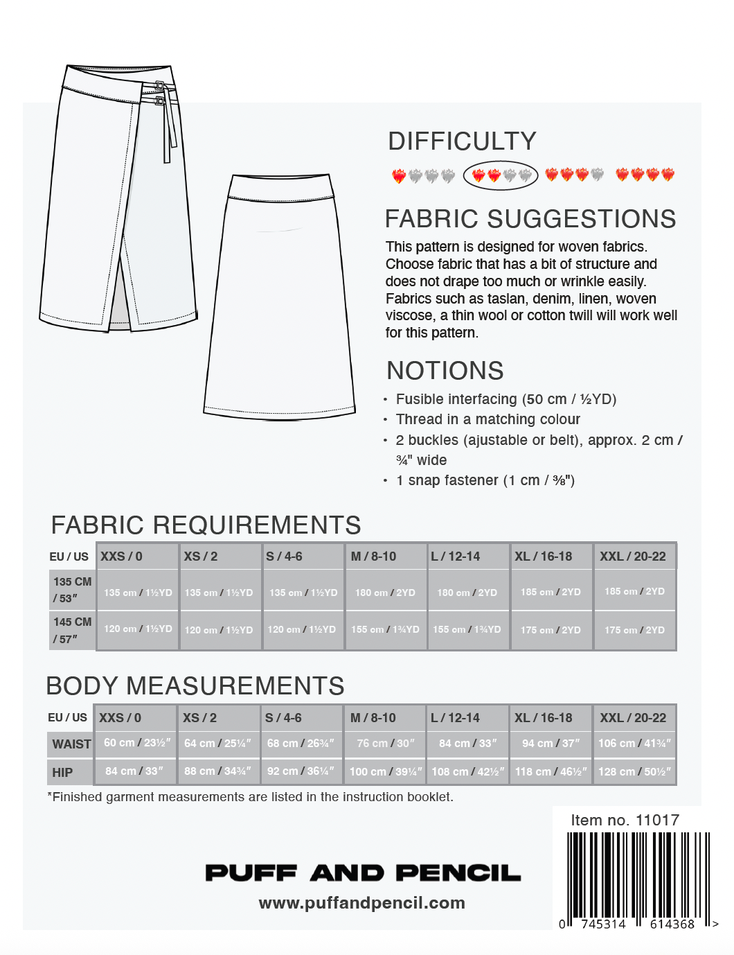 BUCKLE SKIRT (PAPER)