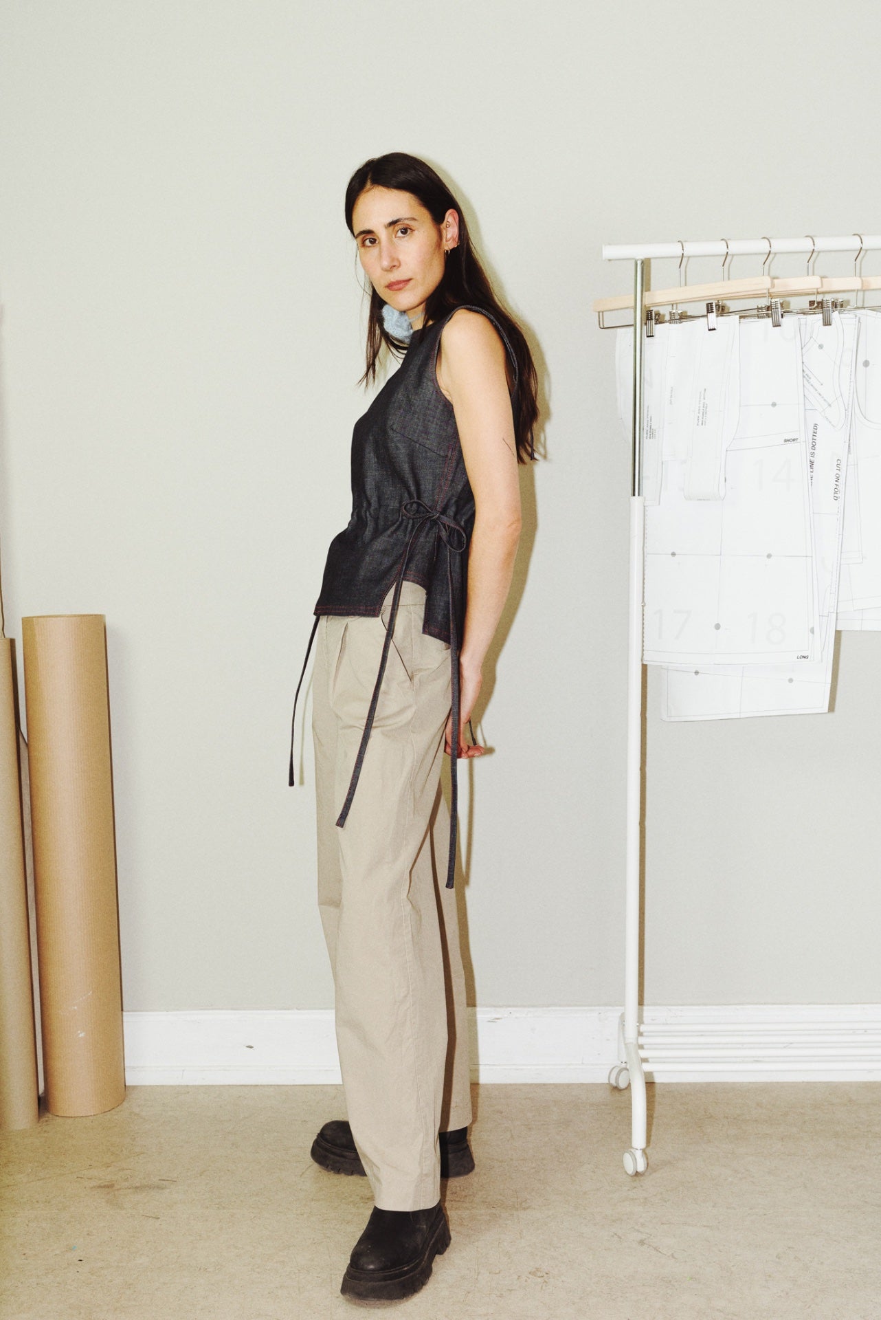 TIE WAIST BLOUSE (PDF)