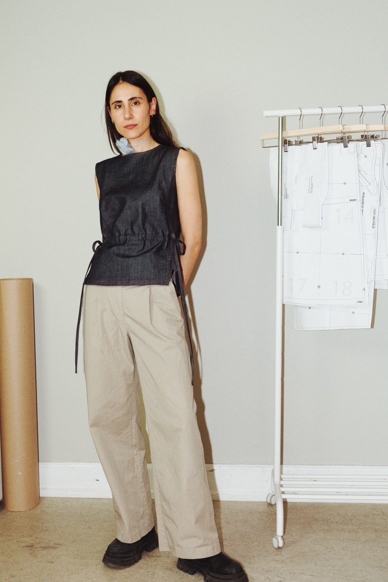 TIE WAIST BLOUSE (PDF)