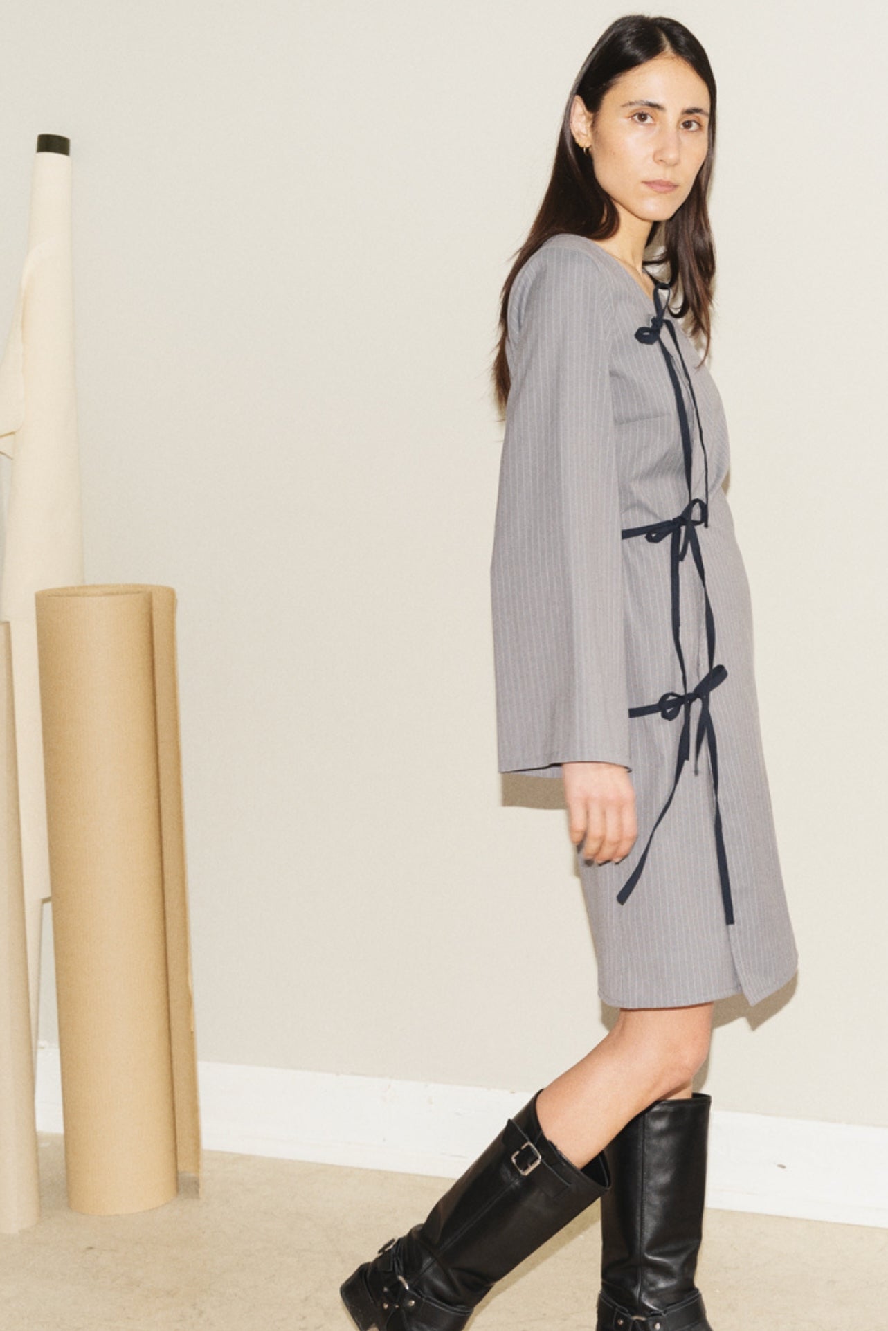 CROSSOVER DRESS x CONE SLEEVES (PDF)