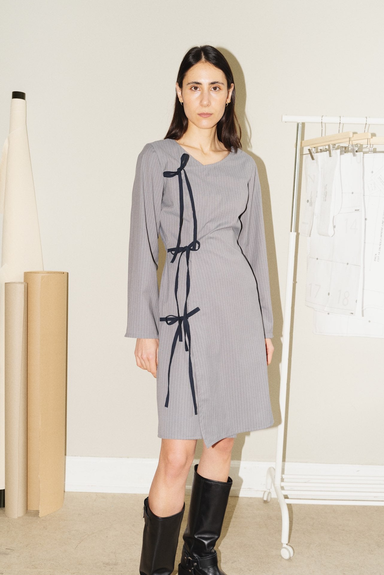 CROSSOVER DRESS x CONE SLEEVES (PDF)
