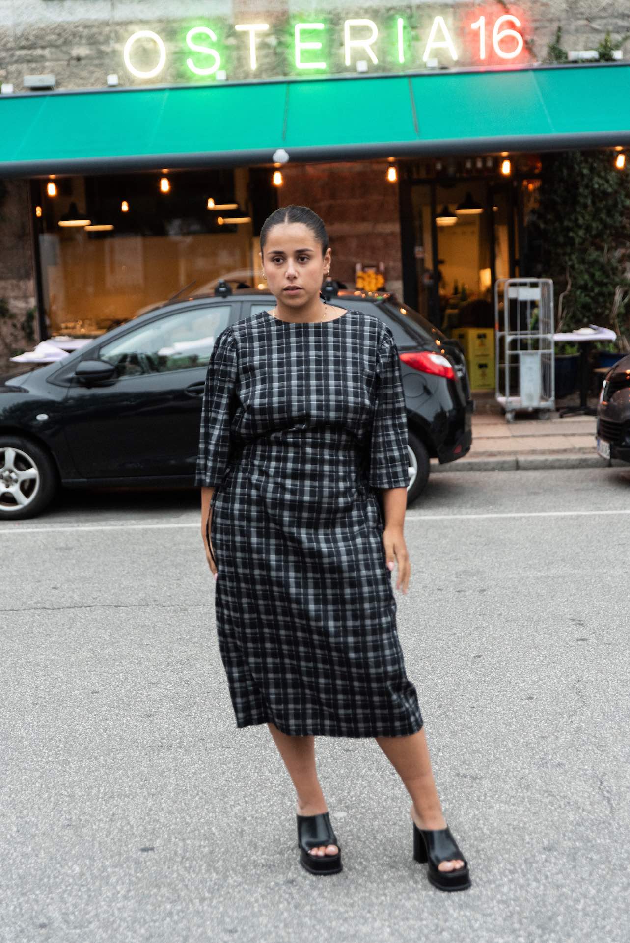 PANEL DRESS x PUFF SLEEVES (PDF)