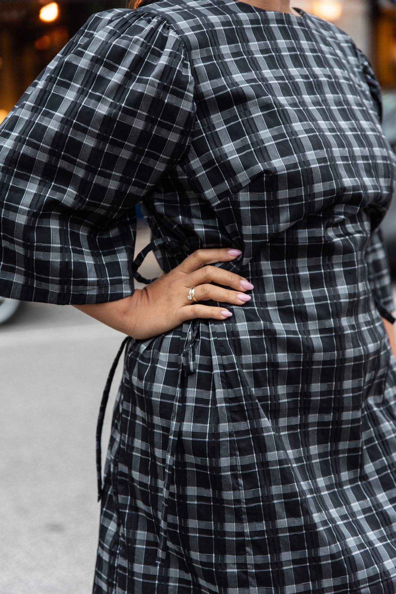 PANEL DRESS x PUFF SLEEVES (PDF)