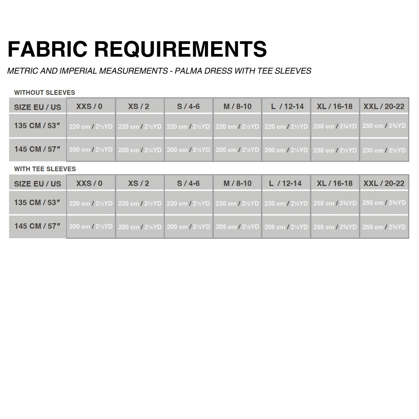 PALMA DRESS x TEE SLEEVES (PDF)