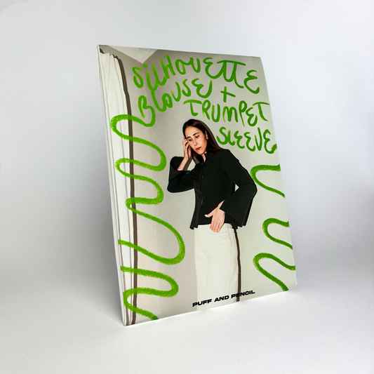 SILHOUETTE BLOUSE + TRUMPET SLEEVES (PAPER)