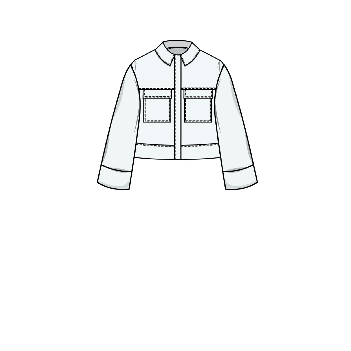TOPSTITCH VEST x BOX SLEEVE (PDF)