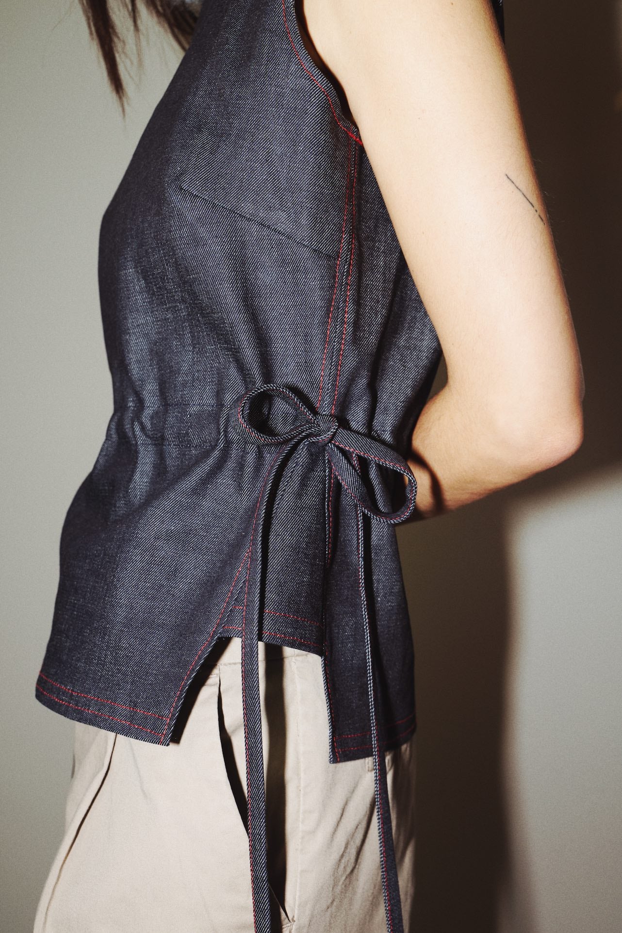 TIE WAIST BLOUSE (PDF)