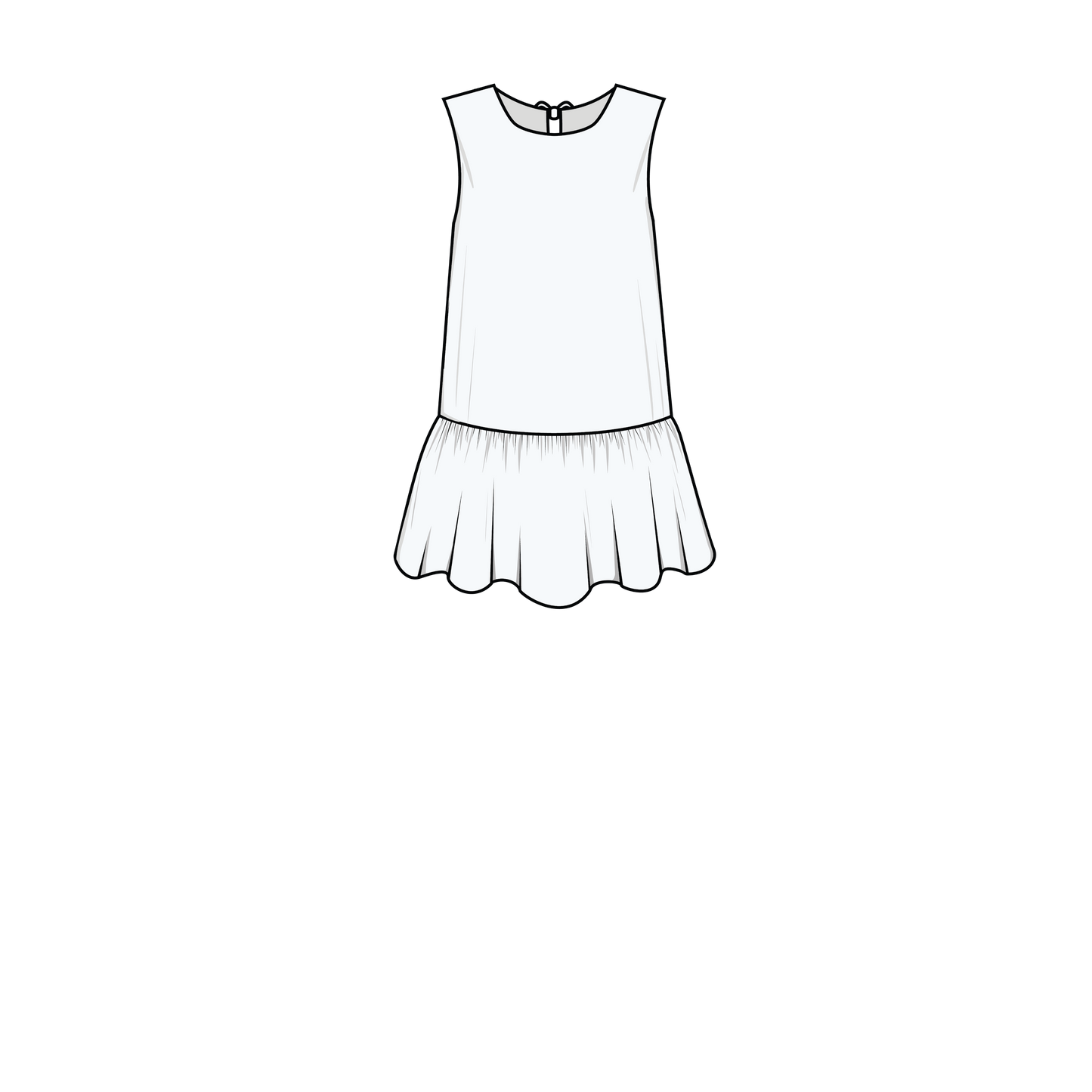 RUFFLE DRESS (PDF)