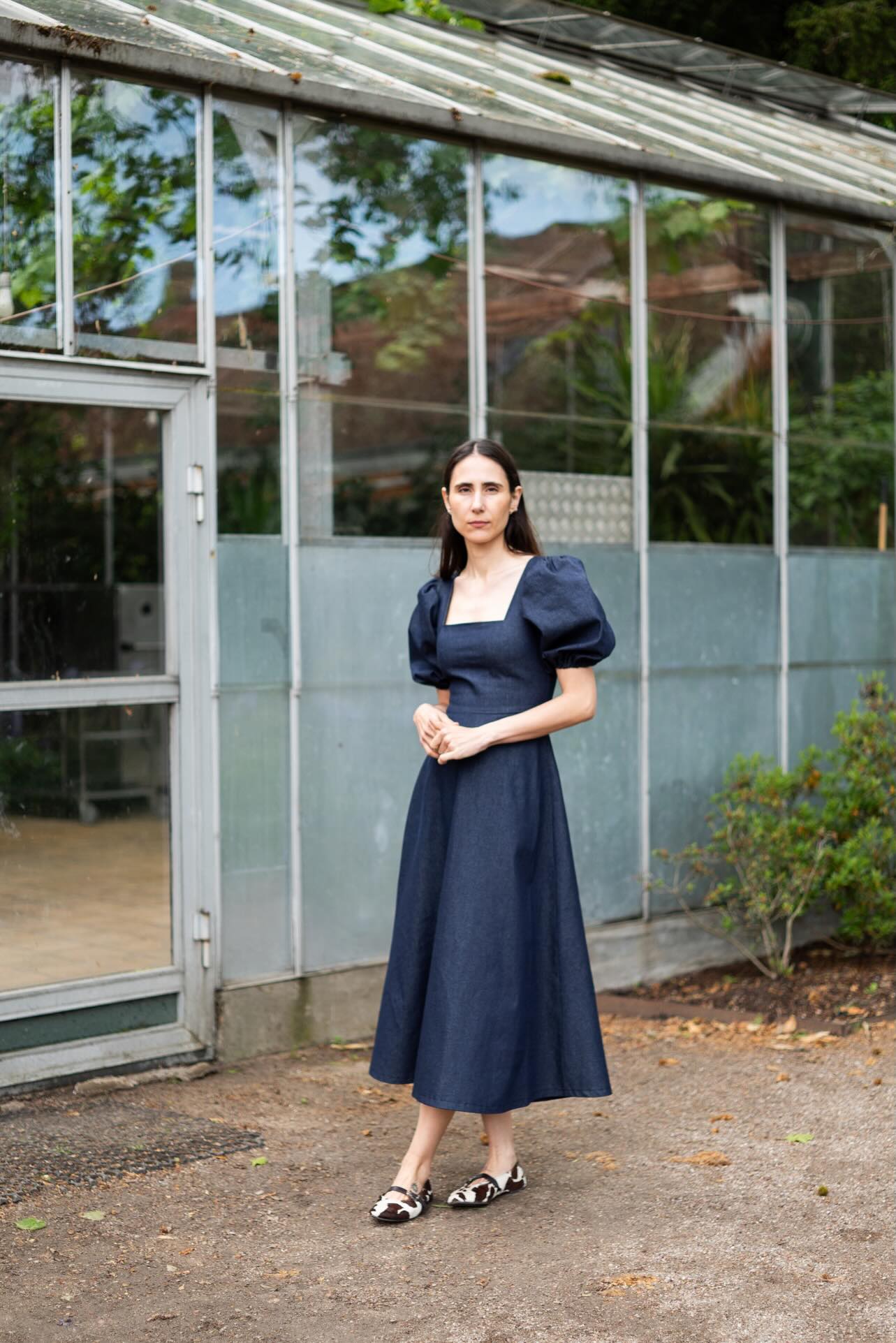 SQUARE DRESS x PUFF SLEEVES (PDF)