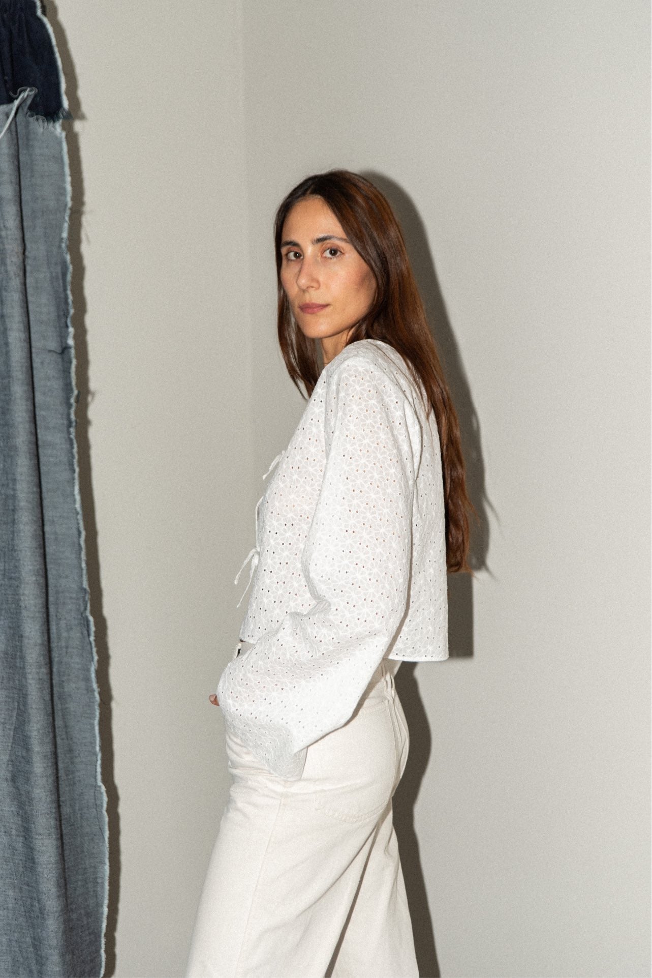 TIE BLOUSE x CONE SLEEVE (PDF)