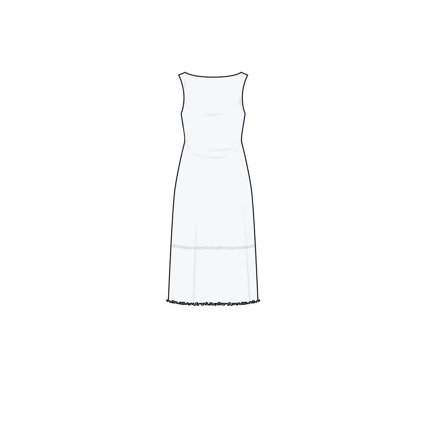 WAVY HEM DRESS (PDF)