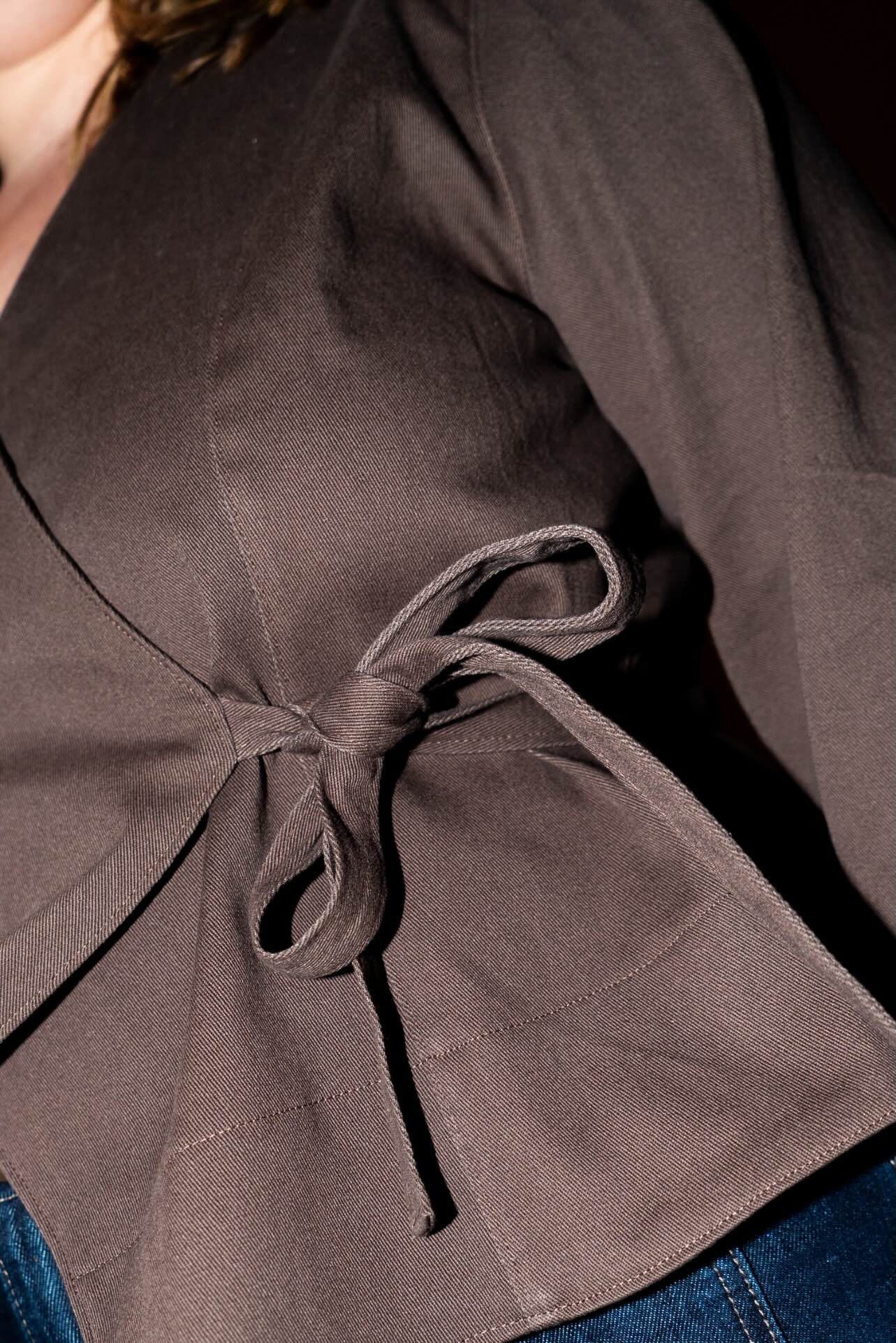 WRAP BLOUSE x STRAIGHT SLEEVES (PDF)