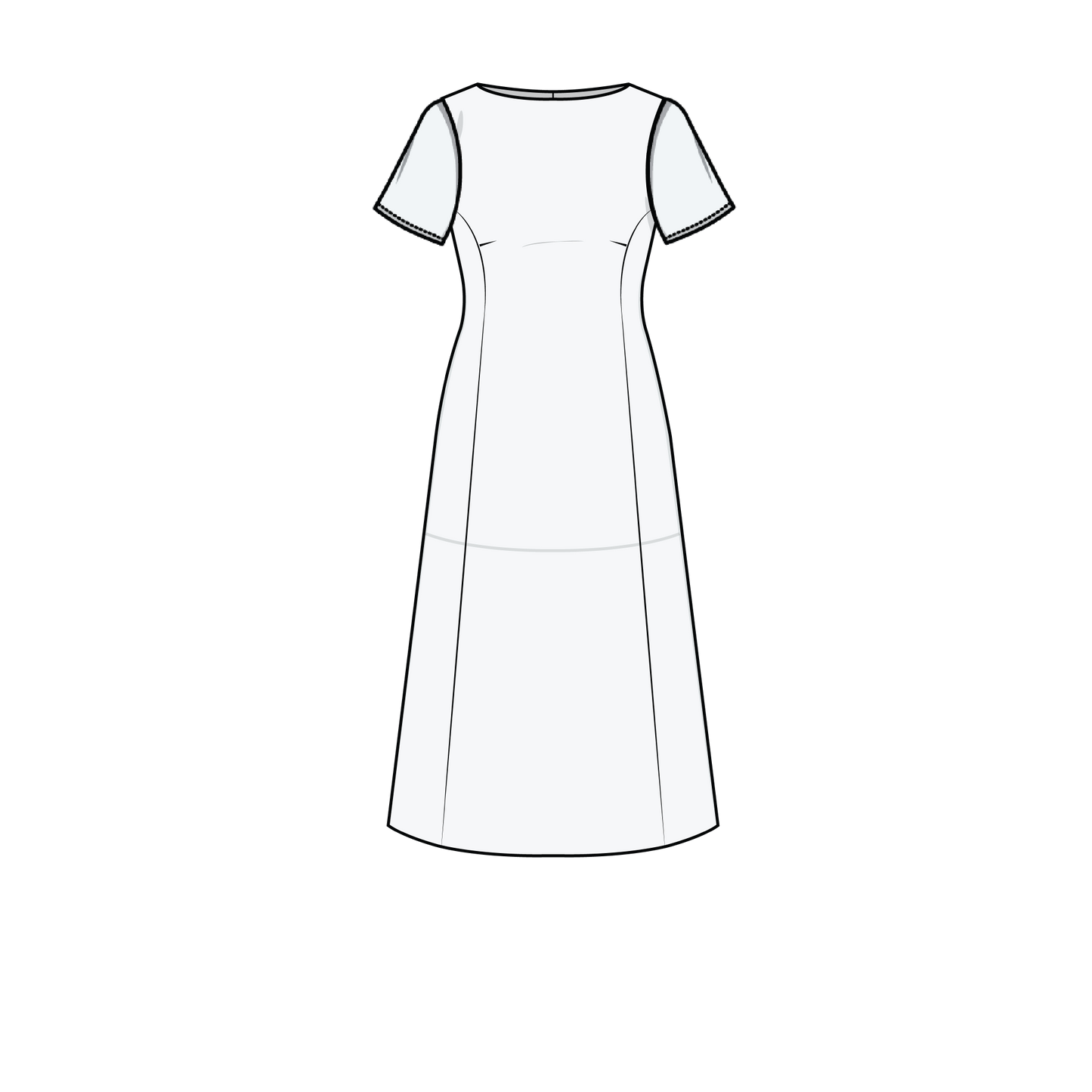 BOATNECK DRESS x TEE SLEEVE (PDF)