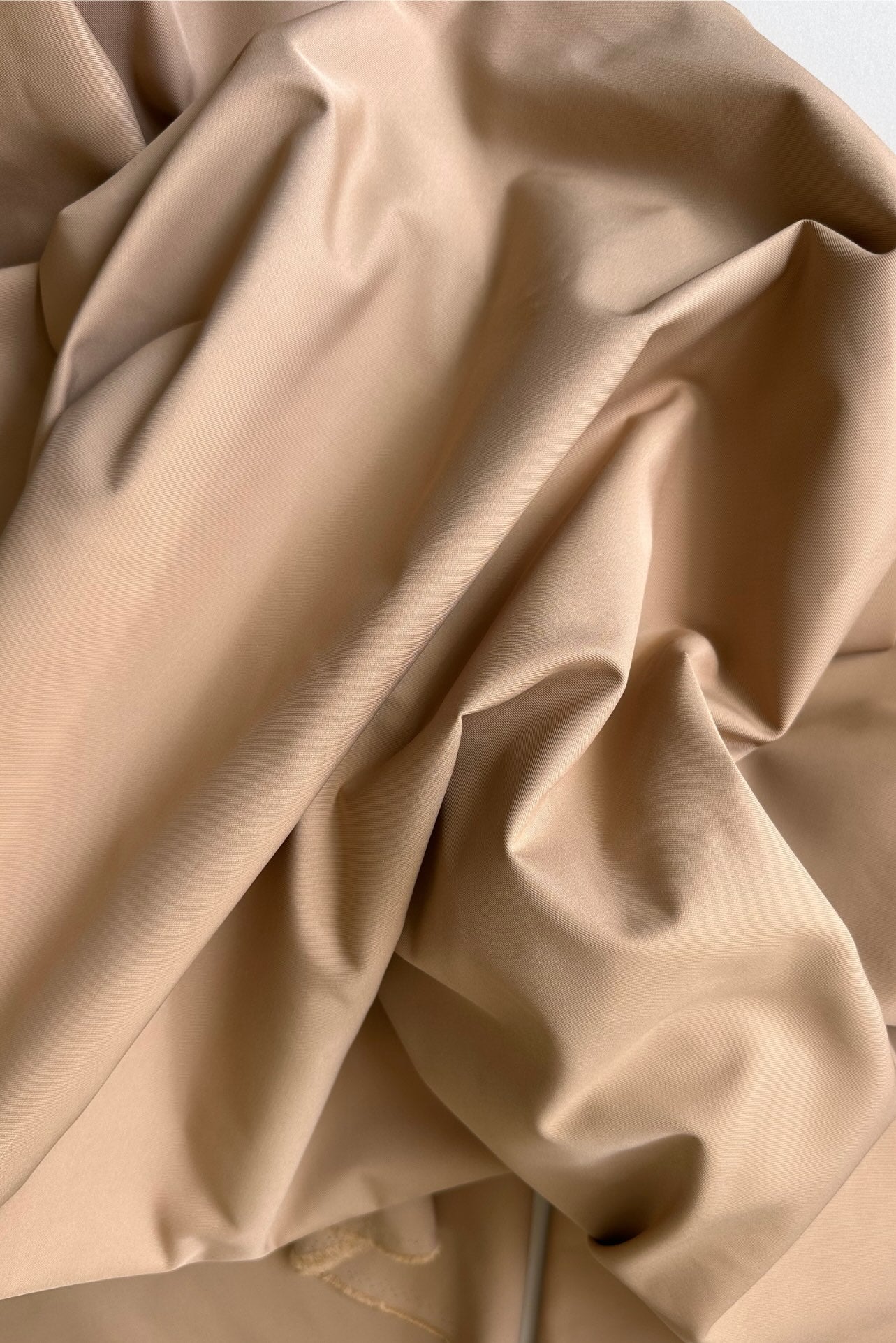 FABRIC PACKAGE: 4 meter Italian beige gabardine