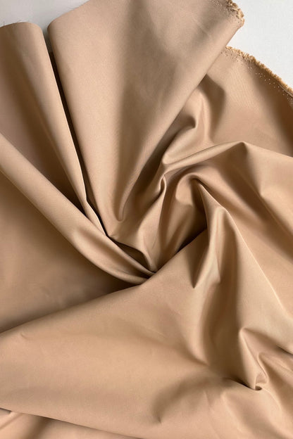 FABRIC PACKAGE: 4 meter Italian beige gabardine