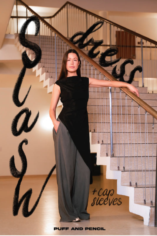 SLASH DRESS x CAP SLEEVE (PAPER)