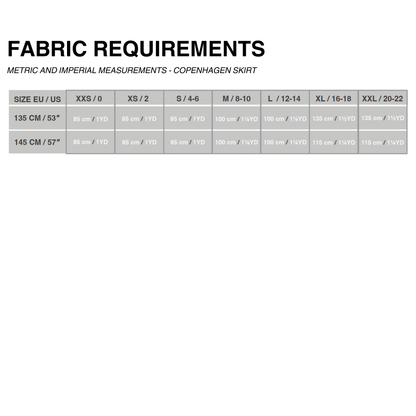 COPENHAGEN Skirt (PDF)
