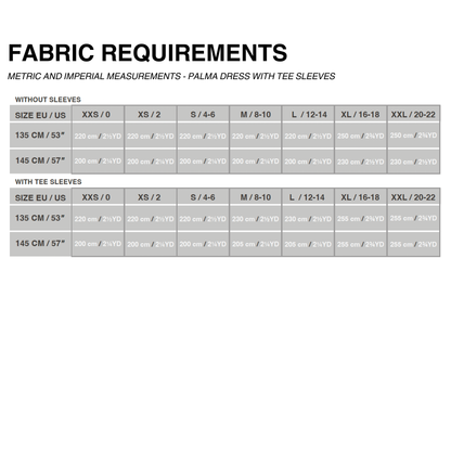 PALMA DRESS x TEE SLEEVES (PDF)