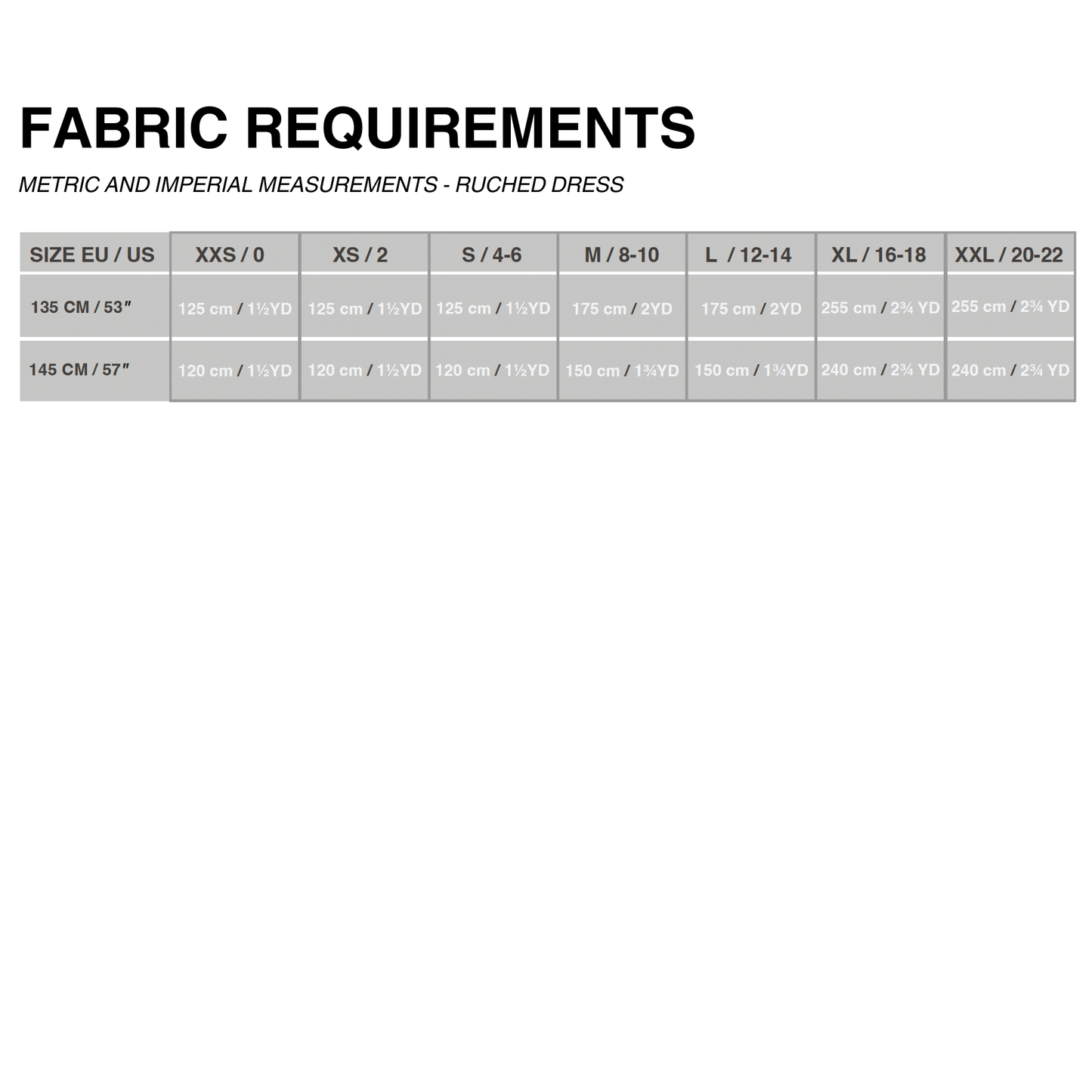RUCHED DRESS (PDF)