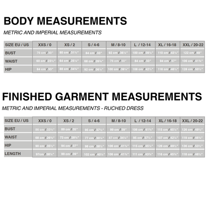 RUCHED DRESS (PDF)