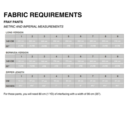 FRAY PANTS (PAPER)