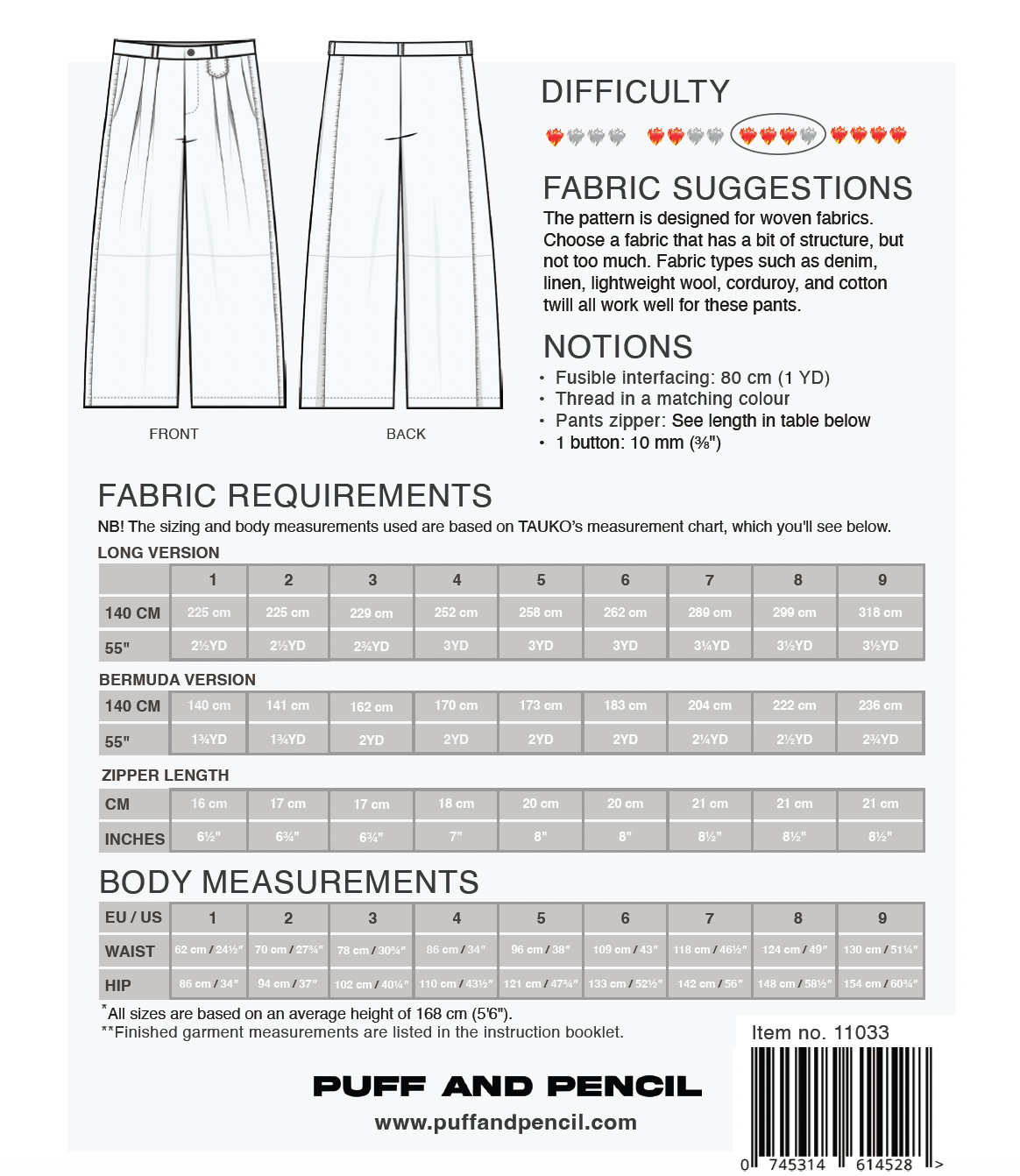 FRAY PANTS (PAPER)