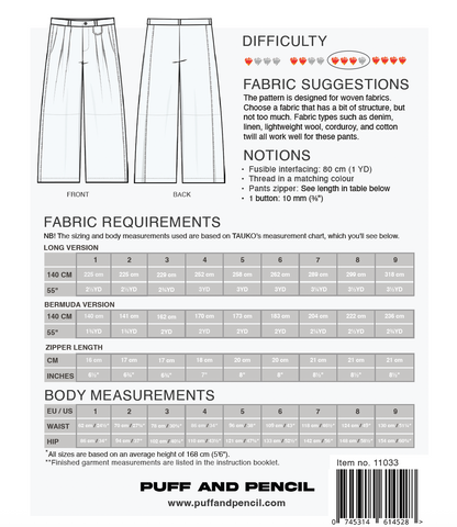 FRAY PANTS (PAPER)