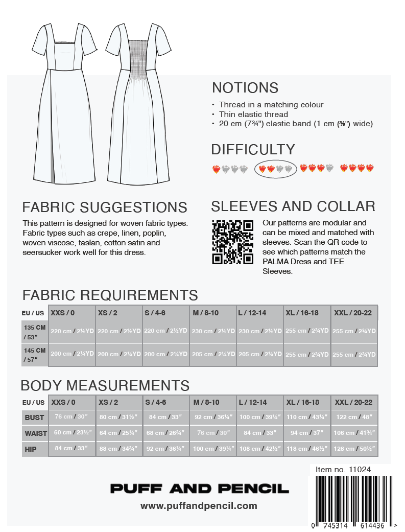 PALMA DRESS x TEE SLEEVE (PAPER)