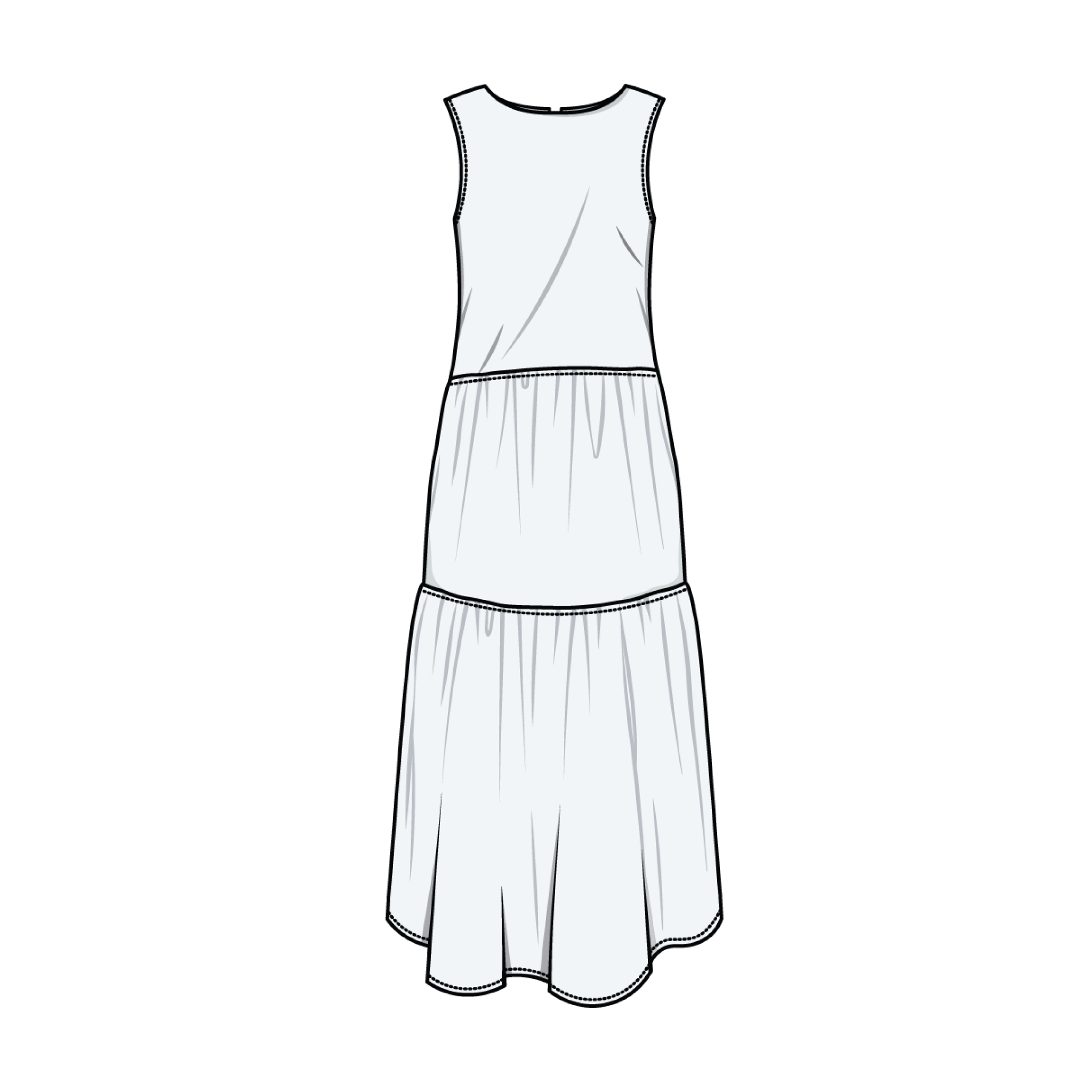 LAYERS DRESS (PDF) – Puff and Pencil