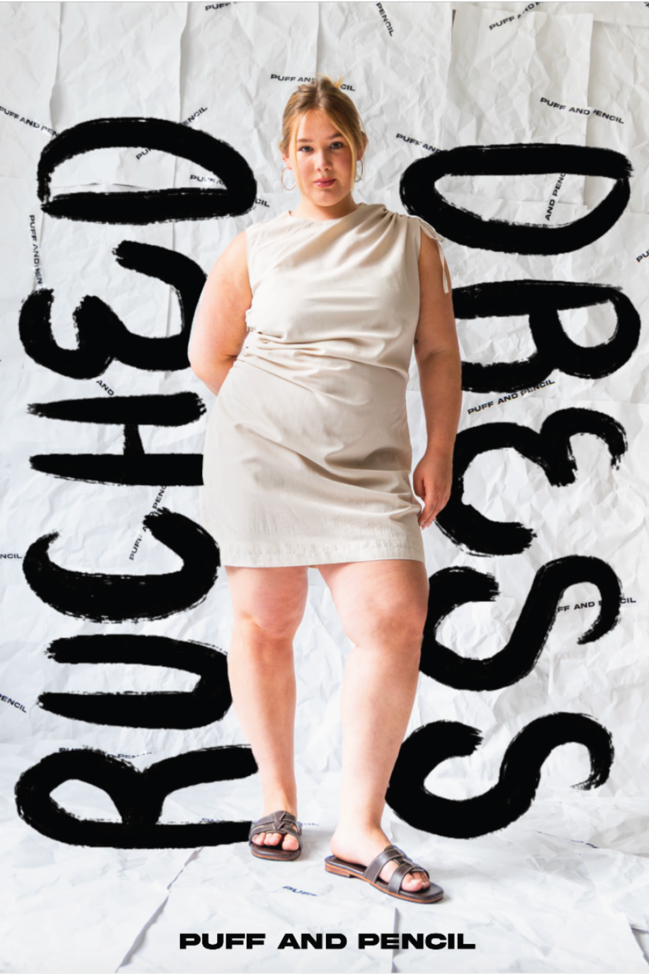 RUCHED DRESS (PAPER)
