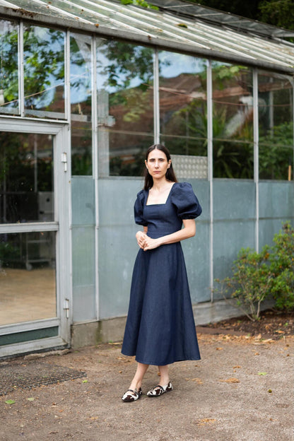 SQUARE DRESS x PUFF SLEEVES (PDF)