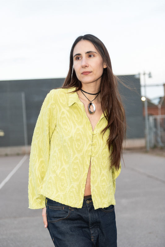 COLLARED BLOUSE x CONE SLEEVES (PDF)